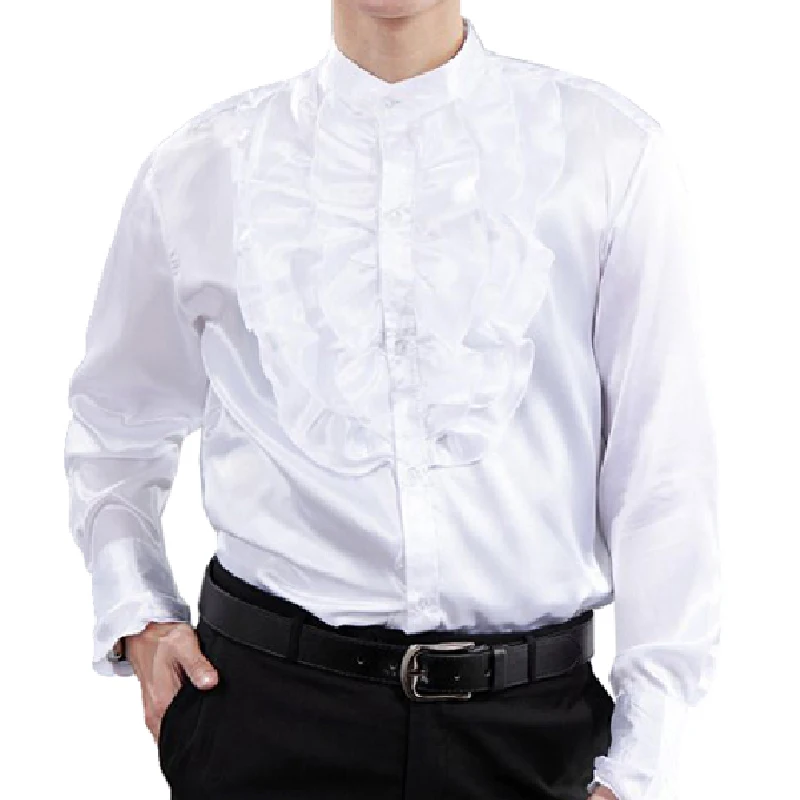frill collar top