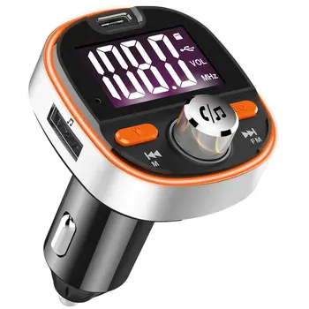 

BC53 FM Transmitter Modulator Stereo Receiver 12v Car Audio Radio MP3 Player USB TF Wireless Hands-free QC3.0 Fast Charge