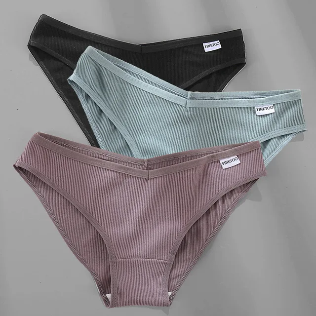 M-4XL Cotton Panties Female Underpants Sexy Panties Women's Cotton Briefs  Underwear Plus Size Pantys Lingerie 6 Solid Color