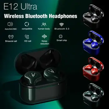 

Bluetooth Headset Wireless Sport Earphone Mini Headset Noise Cancelling HiFi Stereo In Ear Earbuds tws 5.0 For Sabbat E12 Ultra