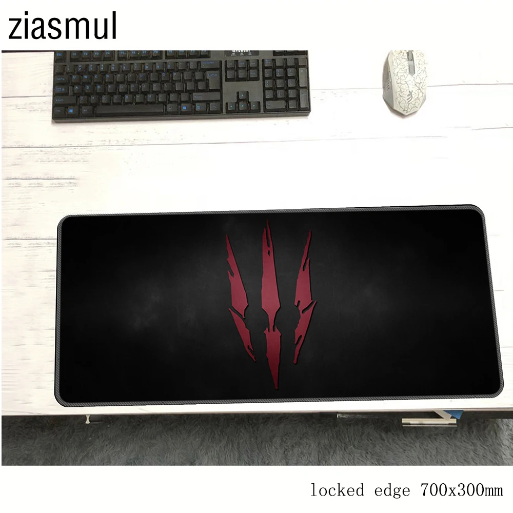 Geralt padmouse, натуральный каучук, 70x30 см, игровой коврик для мыши, игровой коврик для мыши, геймерский компьютерный esports, Настольный коврик, notbook mousemat pc - Цвет: Size 700x300x2mm