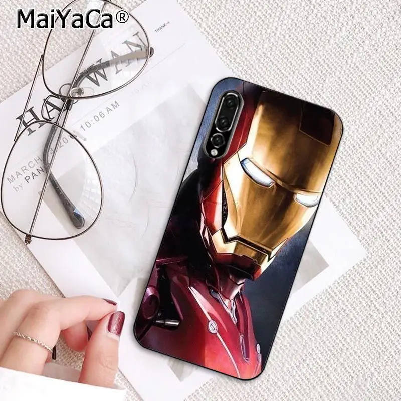 MaiYaCa Дэдпул Железный человек Marvel Мстители логотип Чехол для телефона для huawei P20 P30 P20Pro P20Lite P30Lite Psmart P10 9lite