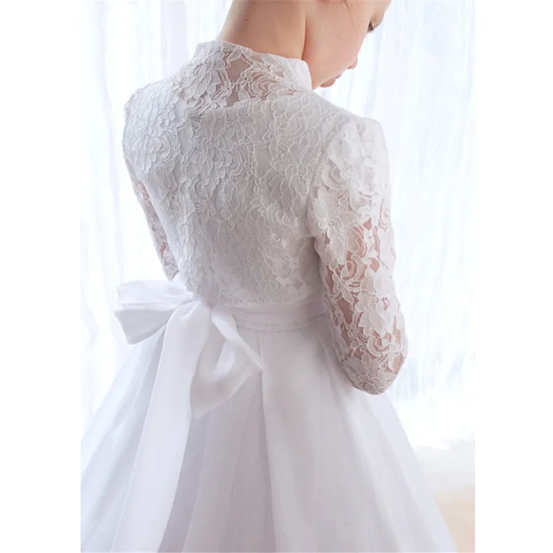 white gown with jacket