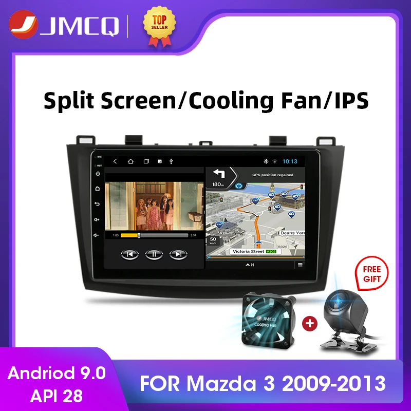 JMCQ Android 9 0 2 + 32G DSP автомобильное радио Multimidia видео плеер навигация GPS стерео для Mazda