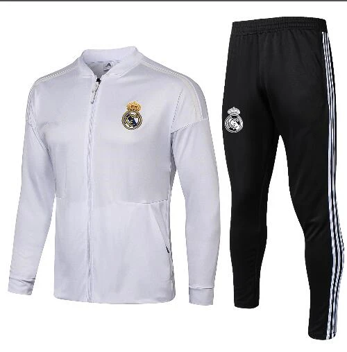 19 спортивный костюм psg bayerned real Madrides Mantel inter AC city arsenal ювентуз Юнайтед тоттенхамс молния куртка Джерси - Цвет: Травяно-зеленый