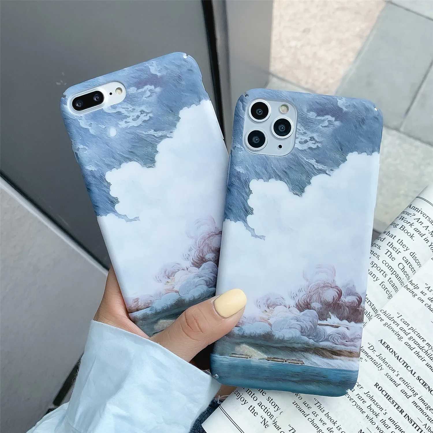 Чехол для телефона Honor 8x9x9 V9 V10 V20 10 Lite 10i 9i 20 Pro голубое небо белое облако твердый