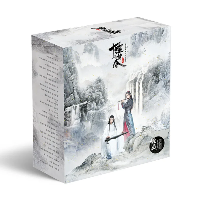 1 шт. Untamed Chen Qing Ling Роскошная Подарочная коробка Xiao Zhan фигурка стакана воды Наклейка на открытку Закладка аниме вокруг