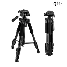 Q111 staffa di supporto in alluminio per treppiede per Smartphone con fotocamera leggera per treppiede fotografico da viaggio per fotocamera digitale DSLR
