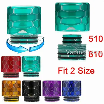 

2 In 1 Epoxy Resin Honeycomb 510 810 Detachable Drip Tip
