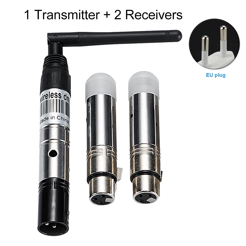 1Transmit2Receive DMX512 стабильный беспроводной передатчик Ремонт сигнала отправить аксессуары сценический светильник женский приемник запасная часть для домашнего ТВ запасной - Цвет: 1Transmit2Receive