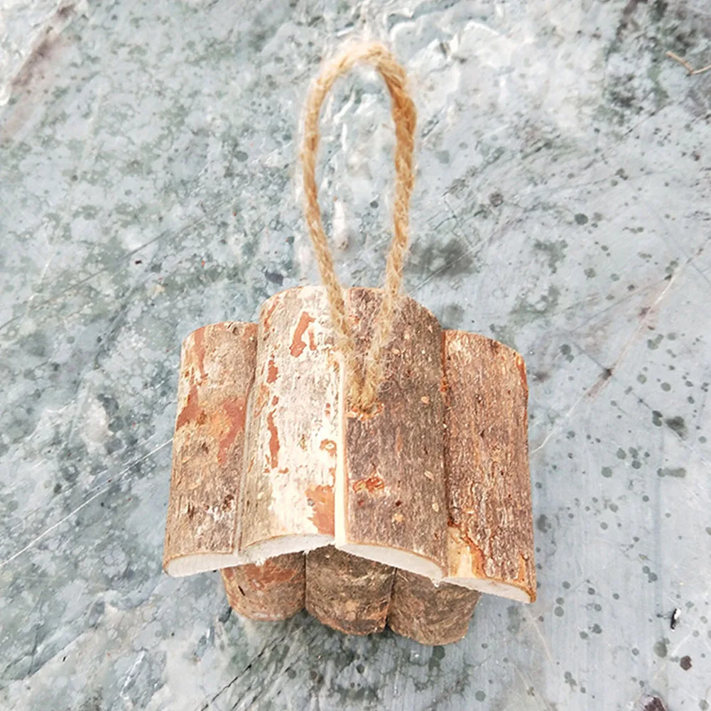 Деревянный Птичий дом ремесло Открытый легко установить сад DIY в форме кабины декоративные Ласточки косой крыши Попугай Висячие гнезда