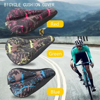 

Bike Saddle Cover Comfortable Soft Silicone Cushion Seat Thicken Mountain Bike Saddle Cover Ride Bicycle Cycling