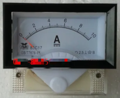 DC Амперметр 85C17-30A 0.5A 1A 2A 3A 5A 10A 15A 20A 50A 75A