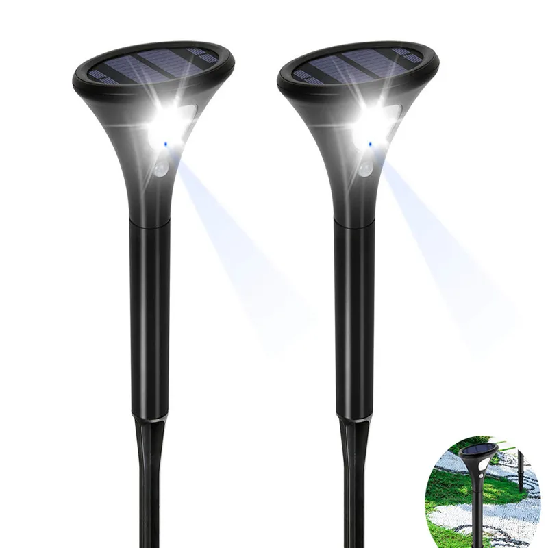 

Solar Lights 2 Modes with Motion Detector Outdoor Garden Light LED Solar Lamp Cold/Warm White IP65 Waterproof Auto on /off Lampe