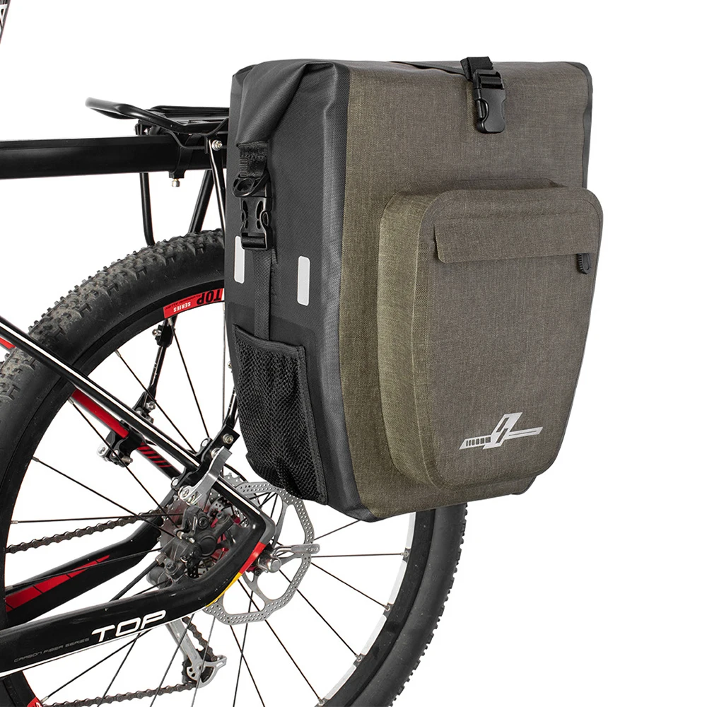 

Bicycle Bag Waterproof 27L Large capacity Portable MTB Bag Rear Rack Tail Seat Trunk Pack Cycling Tail package Bike Accessories