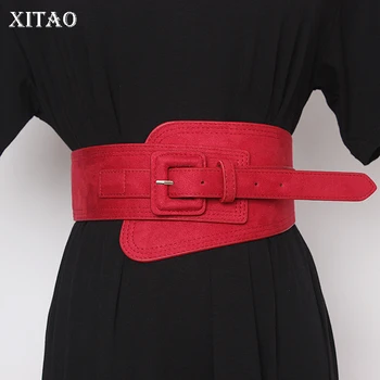 

XITAO Vintage Fashion Cummerbunds Elegant Small Fresh Elastic Wind Cold Patchwork Women Minority Casual 2019 Cummerbunds DMY2032