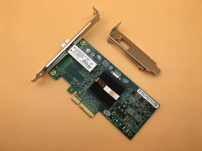 Однопортовый серверный адаптер Fiber NIC PCI-E X4 EXPI9400PF с SFP LX 10 км модуль
