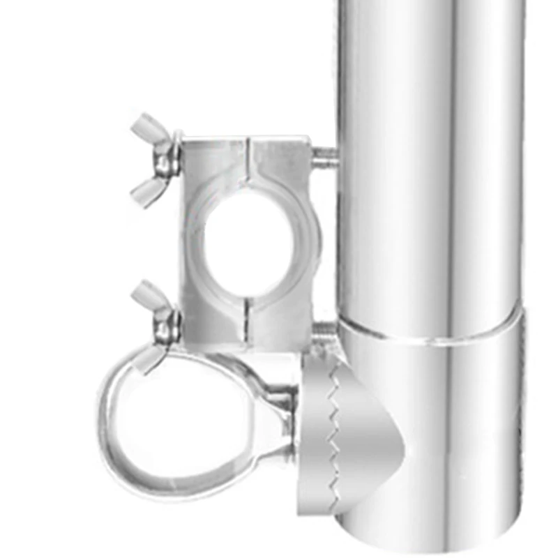 Butterfly screw ABZB-360 градусов регулируемый съемный мульти направленная рейка из нержавеющей стали 316 удочка держатель для рельса 25 мм до 32 мм B - Цвет: Butterfly screw