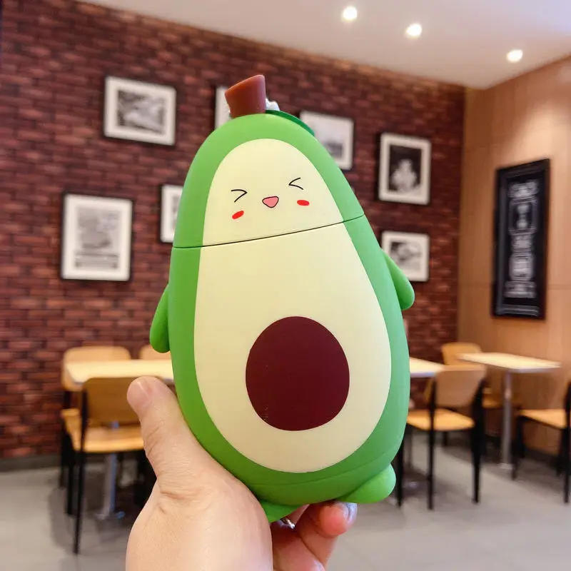 Kawaii Avocado Glass Bottle (280ml) - Limited Edition