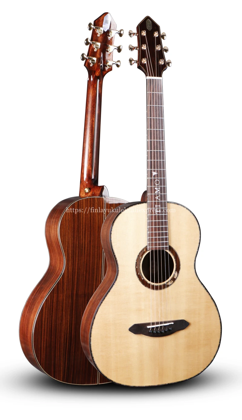 

Professional Solid TOP Guitar,38" guitar with Solid Spruce Top/ Laminated rosewood Body, guitars china OO Body,T-O160