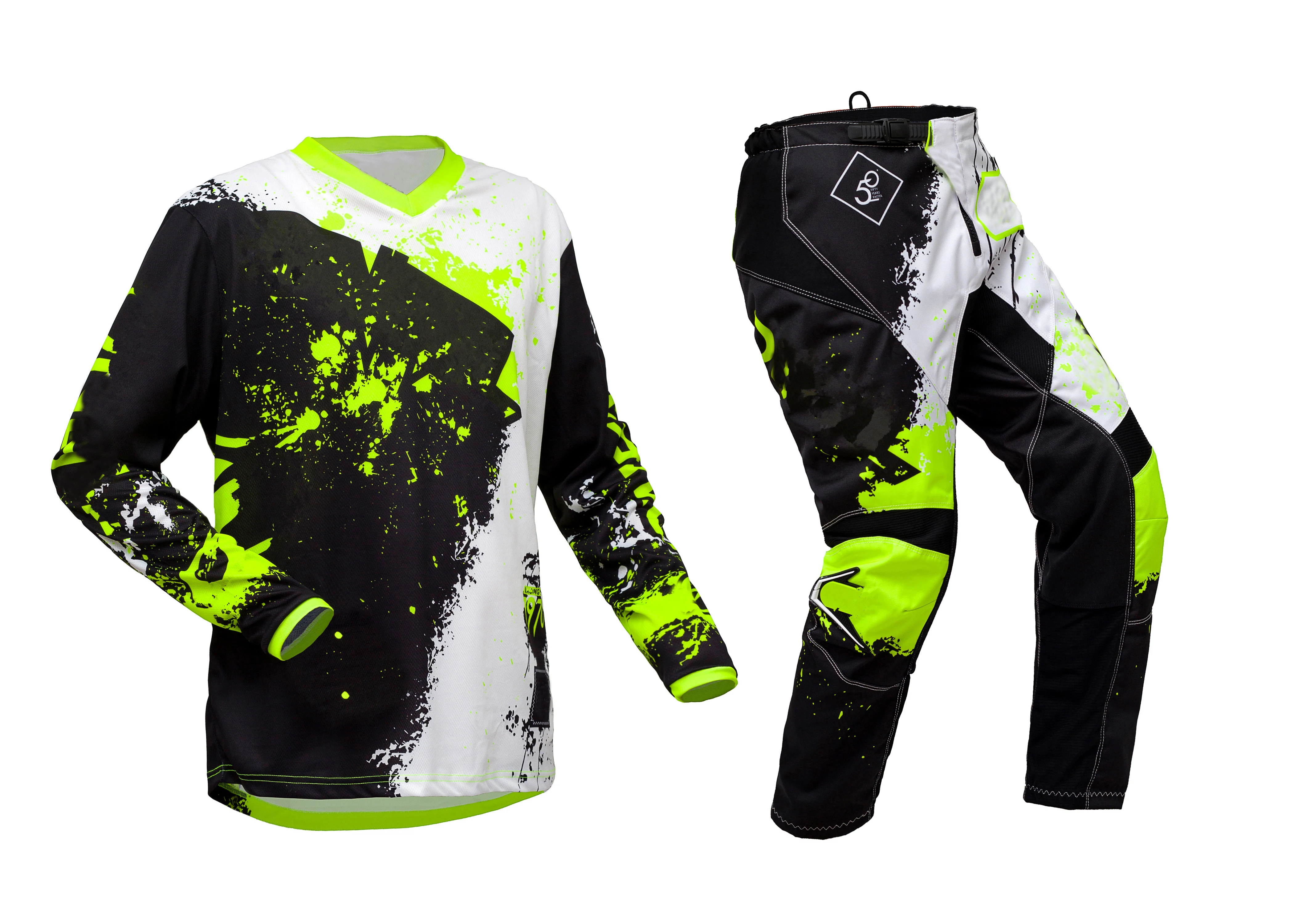 

MX Racing Gear Set Mayhem Lite Blocker Jersey & Pant Combo Hi Viz Moto-X Motorcycle Bike Off-road Race Gear Set