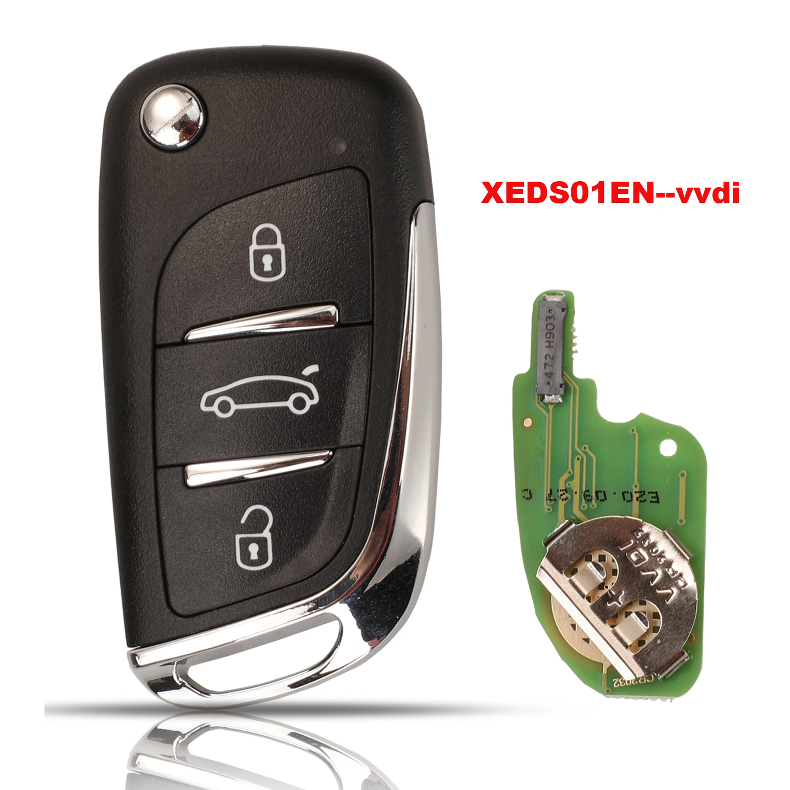 Супер удаленный ключ Xhorse jingyuqin XEDS01EN поставляется в корпусе Super Chip VVDI XEDS01EN беспроводной ключ