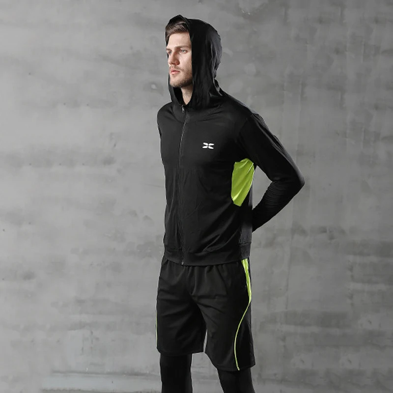 

Men Tracksuit Gym Fitness Compression Sports Suit Clothes Breathable Running Jogging Sport Wear Exercise Workout Tights Set male