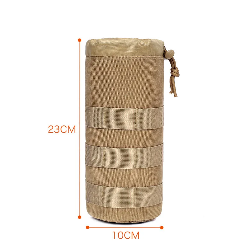 Tactical Molle Water Bottle Bag Pouch For Outdoor Travel Camping Hiking Fishing