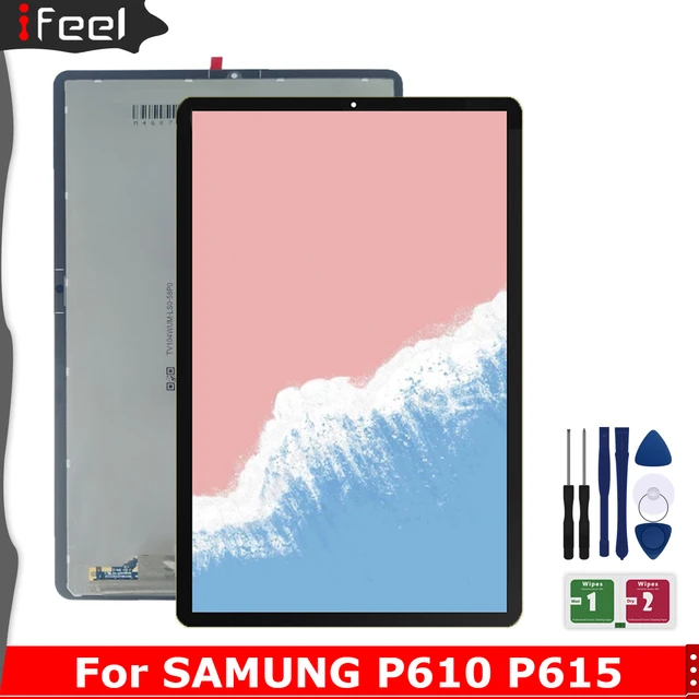 Samsung Galaxy Tab S6 Lite için 100% test LCD ekran SM-P610 SM-P615  SM-P615N SM-P617 LCD dokunmatik ekran değiştirme - AliExpress