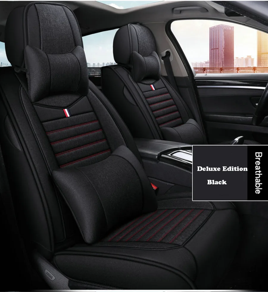 Лен Чехол автокресла для Land Rover Range Rover Discovery 3/4/5/Evoque Freelander делаем индивидуальные чехлы на сиденья