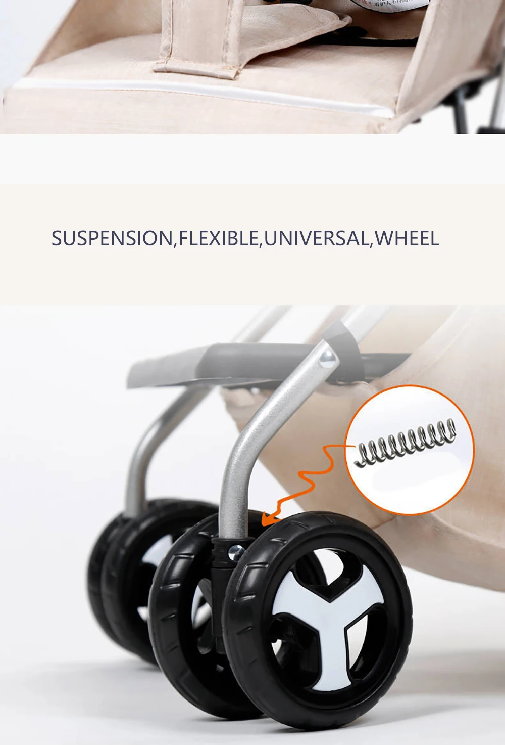 Baby trolley ultra-light, portable and easy to fold baby pocket umbrella trolley umbrella stroller