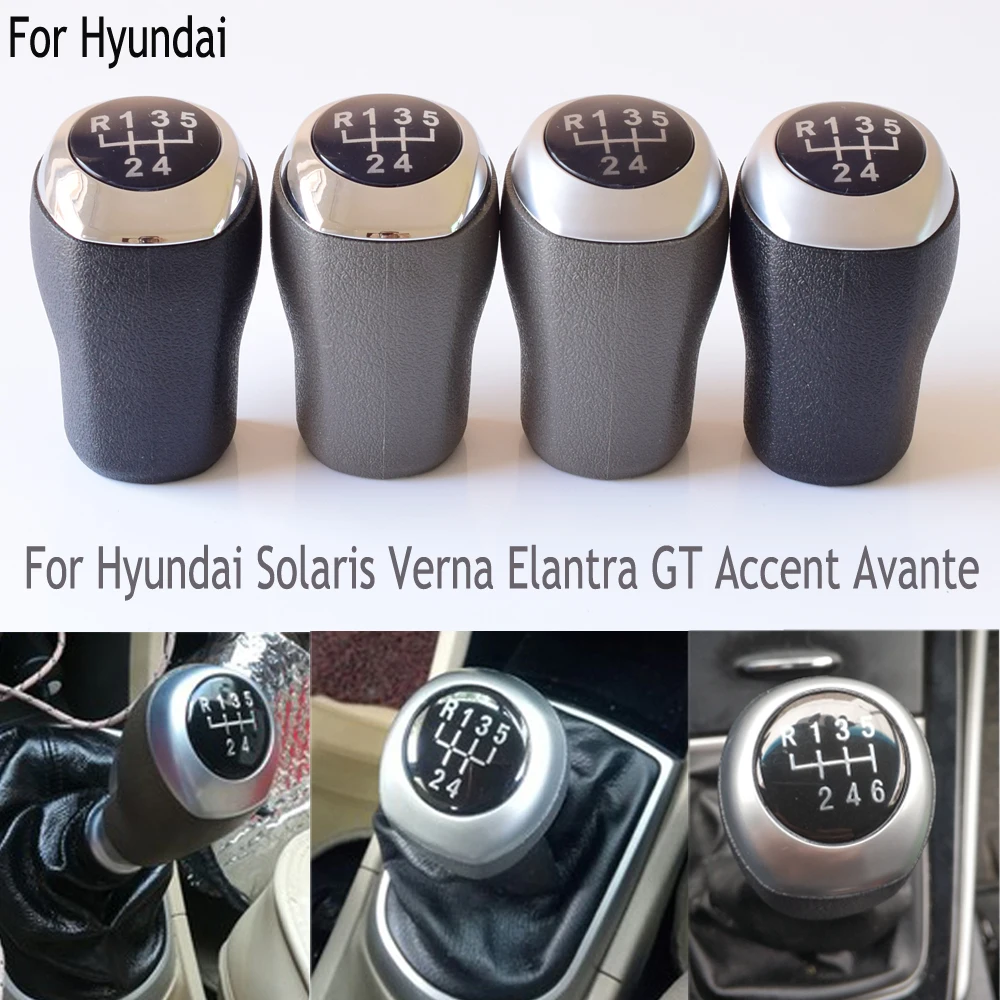 Manual 5 Speed Gear Shift Knob For Hyundai Solaris Verna MT(Low.