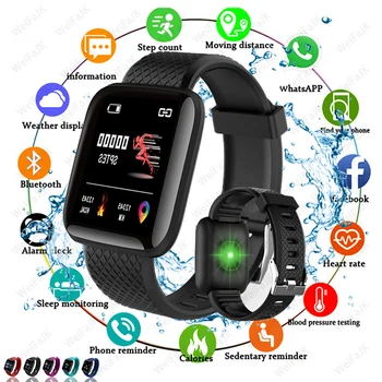 

2020 Smart Watch Men Women's Smartwatch Blood Pressure Measurement Heart Rate Monitor Fitness Bracelet Android IOS Smart Watches