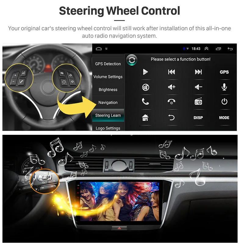  9 inch Android 8.1 full touch screen car multimedia system For Nissan Tiida 2005-2010 car gps radio