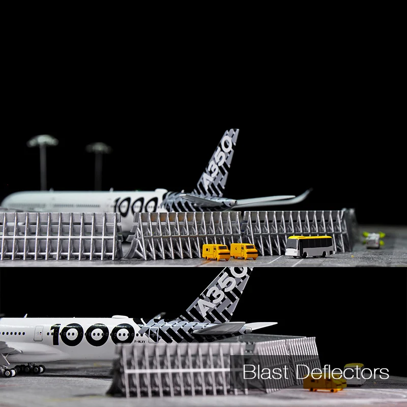 

1:400 airport facility model passenger aircraft deflector anti-jet wake device airfield Accessories aerodrome scene simulation