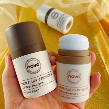 

Hair Shadow Powder Fluffy Hair Oil Control Repair Hairline Loose Powder Hair Concealer Natural Coverage Soft Hair Care With Puff