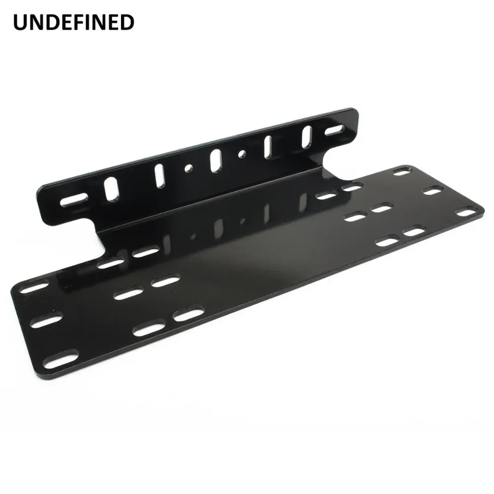 

Universal Front Holder License Plate Mount Bracket Frame LED Work Light Bar Bumper Stand for Car Offroad Boat Truck Jeeps Black