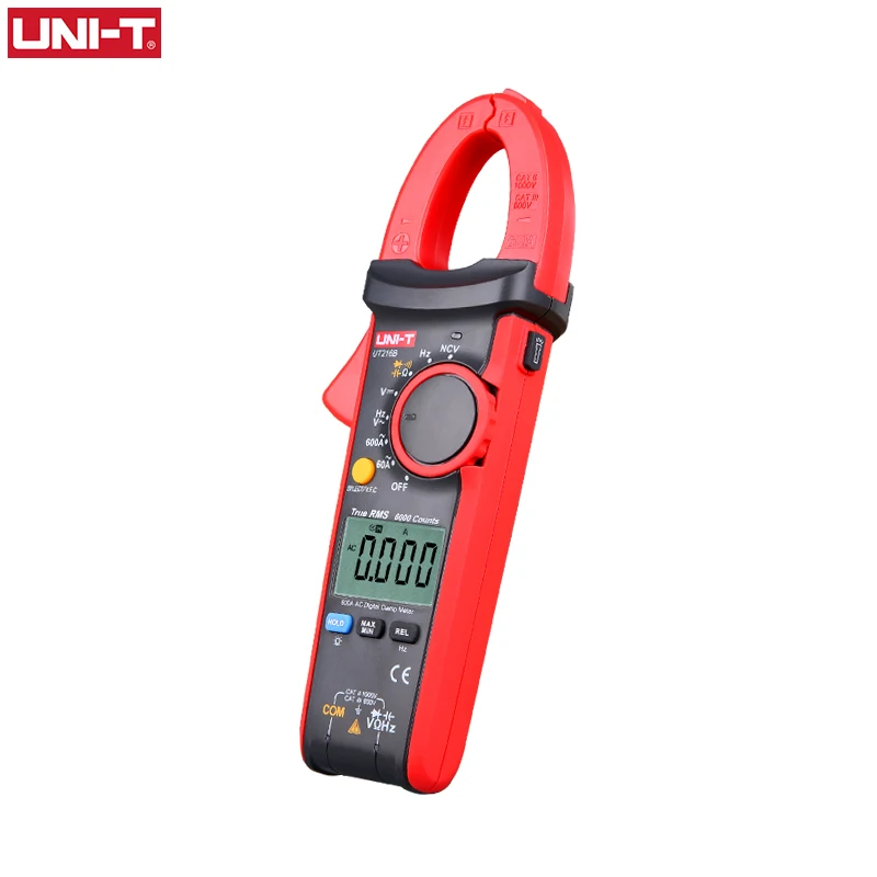 Uni-T Ut216C 600A Vero Rms Digital Clamp Meter Ac Dc Corrente Gamma Auto Multimetro Ncv Senza Contatto Tensione Di Prova Ut216A Ut216