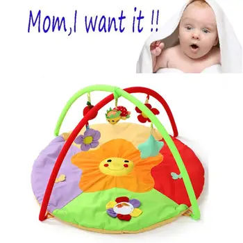 

Foldable Baby Infant Sunflower Bear Frog Gym Play Mat Crawling Blanket Carpet Soft and comfortable fabric Children's products