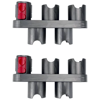 

2Pcs Vacuum Cleaner Handle Brush Nozzle Wall Mounted Storage Bracket Holder Replacement for Dyson V7/V8/V10