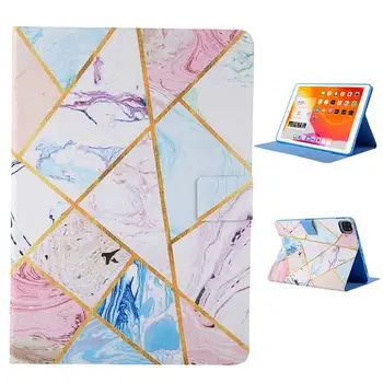 

Marble Case for iPad Pro 11 2020 & 2018 Stand Case with Clasp Auto Sleep/Wake Hard Cover for iPad Pro 11" 2020 2nd Generation