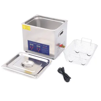 

PS-40A 10L Ultrasonic Cleaner Stainless Steel Ultrasound Wave Washing Machine With Basket For Eyeglasses Washing Equipment