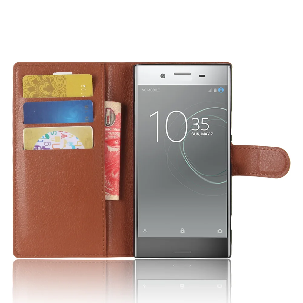 Чехол для телефона для sony Xperia XZ1 Компактный флип PU кожаный чехол силиконовый чехол для sony XZ1C кошелек смартфон Чехол Coque Funda