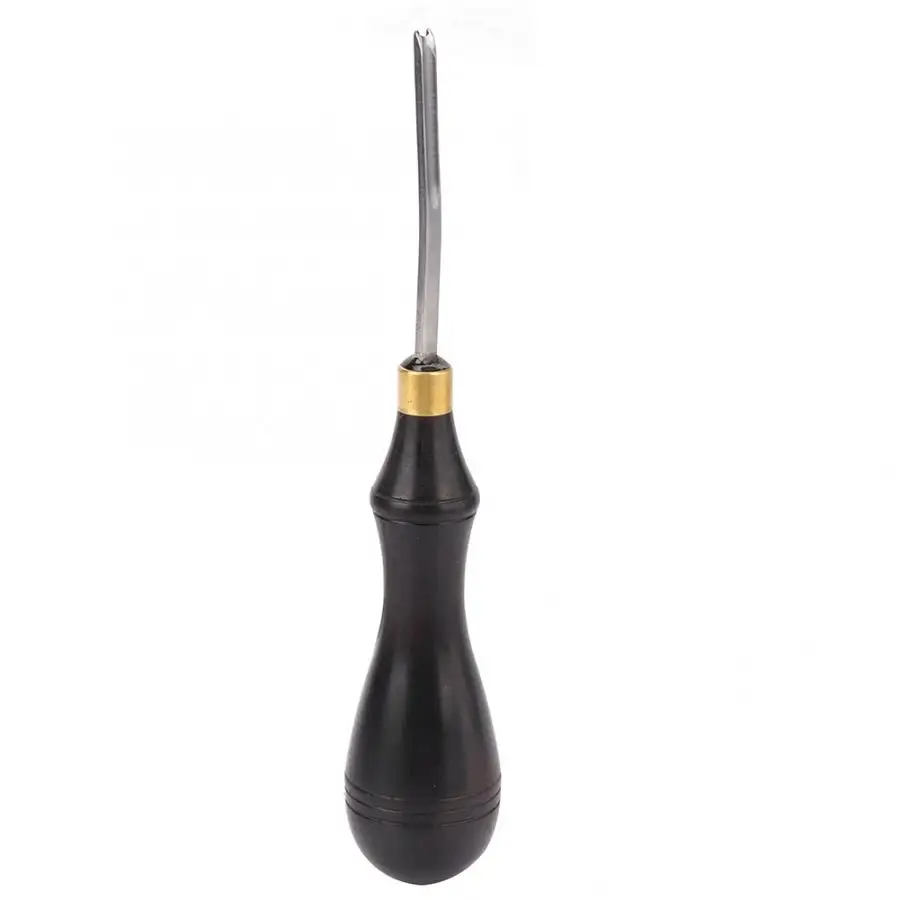 

Leather Edge Beveller Steel Blade Ebony Handle DIY Leathercraft Edger Trimming Tool