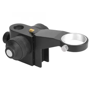

High Precision Metal Zoom Stereoscopic Microscope Lens Holder Fine Adjustment X10A Bracket Mount Stand 360 Degree Rotation