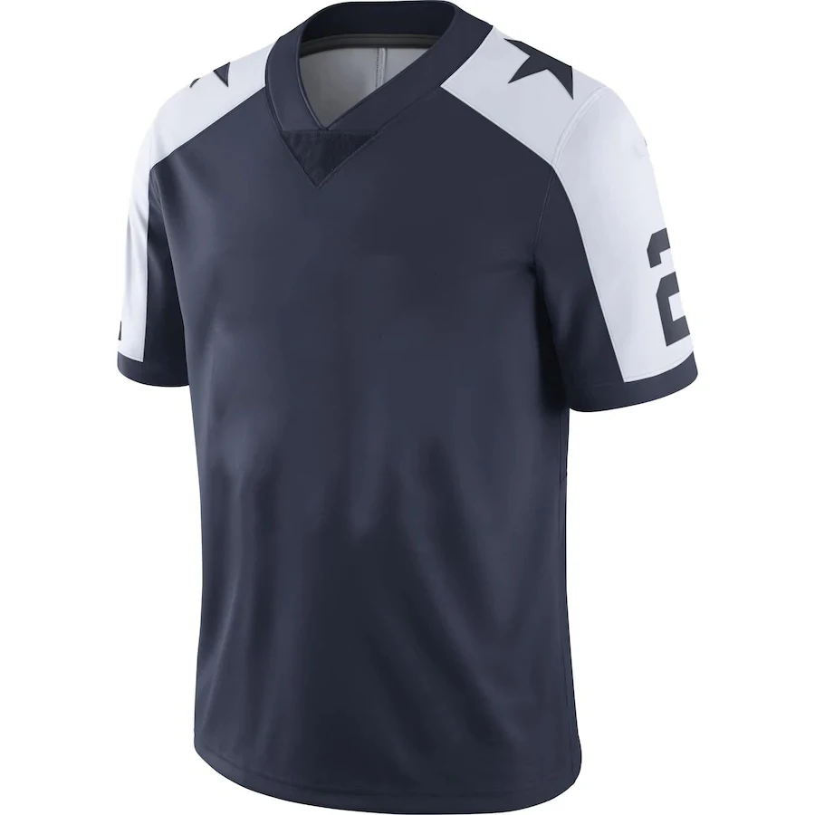 Men's American Football Dallas Stitch Sport Fans Jersey ELLIOTT LAMB PRESCOTT VANDER ESCH E.SMITH DIGGS Customized