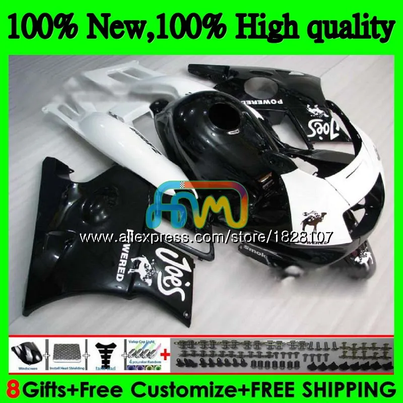 Комплект+ майка для HONDA CBR600FS CBR 600F3 95 96 белый черный 97 98 3BS. 89 CBR 600 FS CBR600 F3 CBR600F3 1995 1996 1997 1998 обтекатель