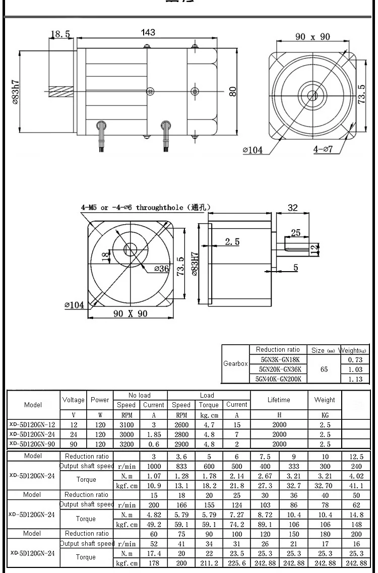 12V24V постоянный магнит постоянного тока мотор-редуктор 120 Вт Высокая мощность миниатюрный низкоскоростной двигатель регулировка скорости маленький мотор