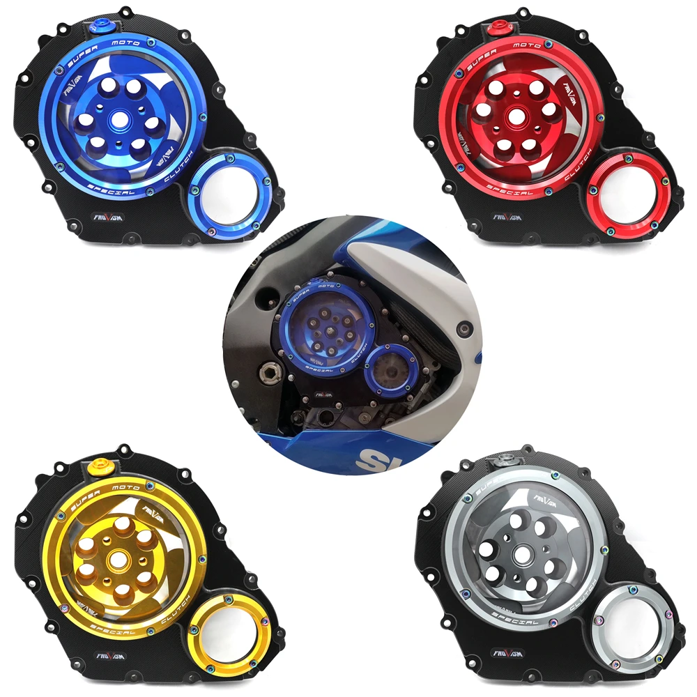 Для Suzuki 2006-2020 GSXR 600 750 2019 Красный Запасные части для мотоциклов крышка статора