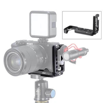 

Aluminum Alloy Camera Bracket Holder Base Hand Grip Quick Release L Plate for Sony A6600 Relace Attachment Grip